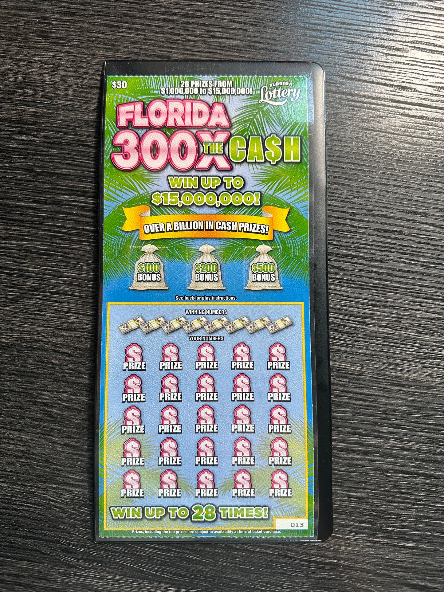 Lottery Ticket Holder